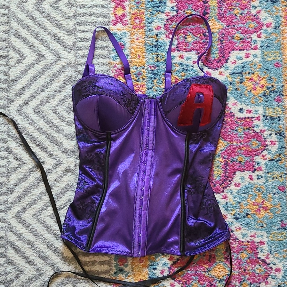 Purple corset